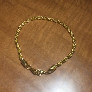 18k gold plated bracelet